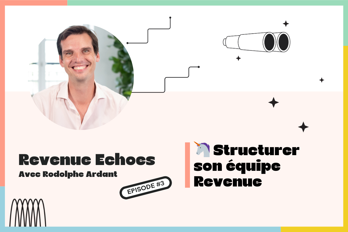 Comment structurer progressivement son équipe Revenue - les conseils des Rodolphe